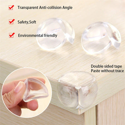 Safety First: Anti-Collision PVC Pad Child Safety Corner Guard - 10PCS