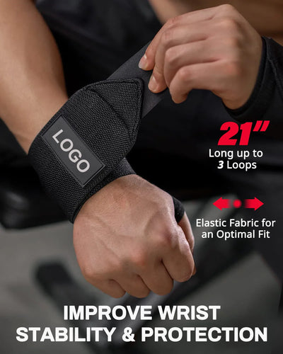 Premium Weightlifting Wrist Support Brace Straps | Gym Training Support