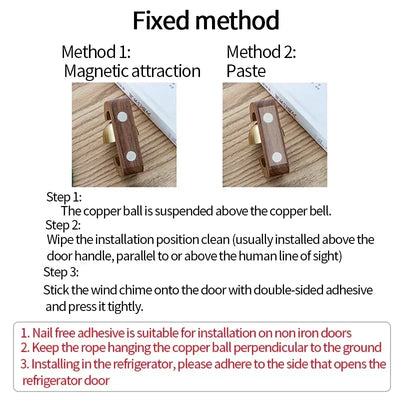 Vintage Wooden Door Chime – Classic & Elegant Sound