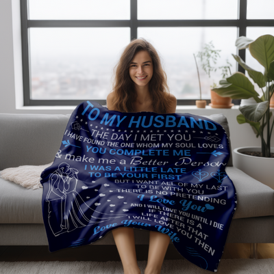 To My Husband | Fleece Blanket