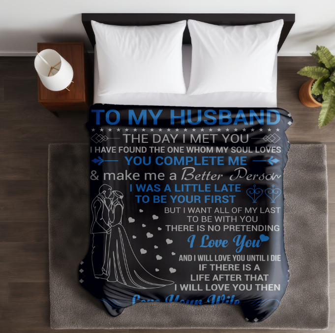 To My Husband | Fleece Blanket