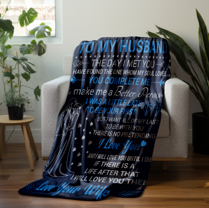 To My Husband | Fleece Blanket