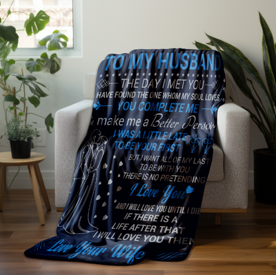 To My Husband | Fleece Blanket